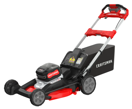 CRAFTSMAN V20 Brushless RP 21″ Cordless Self-Propelled Lawn Mower 2x 9Ah Batteries & Charger