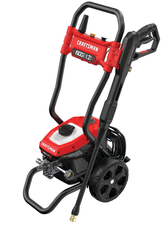 CRAFTSMAN 1900 PSI Electric Pressure Washer 1.2 GPM Corded Cold Water Power Washer with Turbo Nozzle