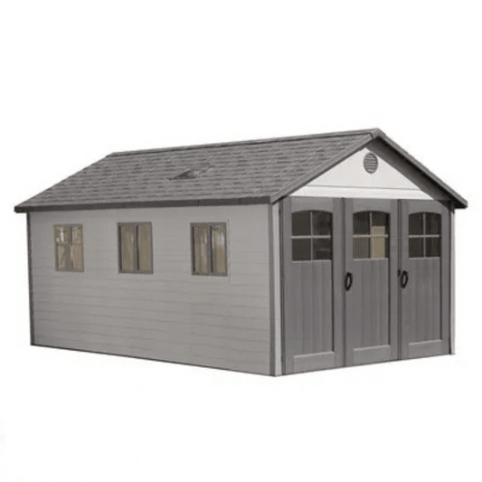 Lifetime 11×21 Storage Garage Kit W/ 9 Ft Wide Doors (60237)