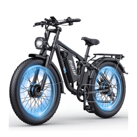 Ridstar E26 Pro Electric Bike Dual 1000W Motors 48V 23Ah Battery 26 Inch Fat Tire E-Bike