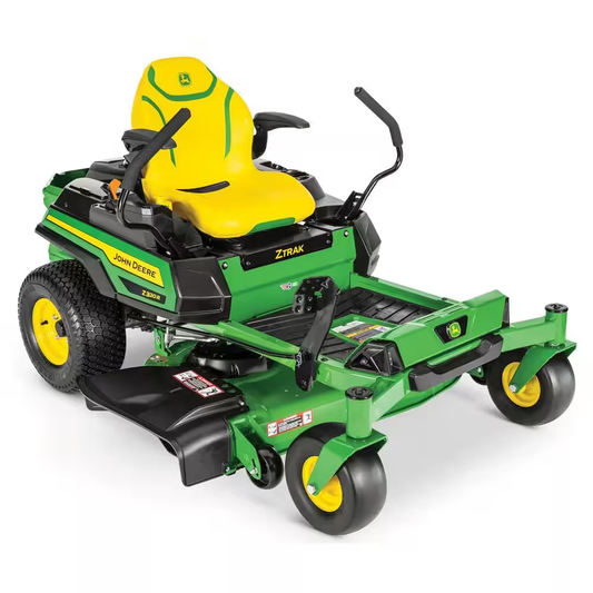 John Deere Z320R 42″ Zero Turn Lawn Mower Bundle – 21.5 HP V-Twin Engine with Mulching Kit & Boarding Step