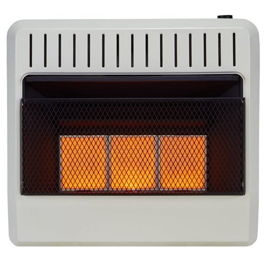 Avenger Reconditioned Dual Fuel Ventless Infrared Gas Space Heater – 30,000 BTU, T-Stat Control – Model# FDT3IRA-R