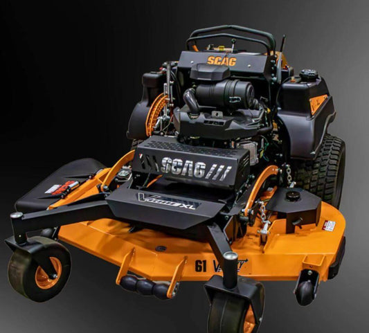 Scag V-Ride XL 52″ Stand-On Zero-Turn Lawn Mower 38 HP Kawasaki FX EFI Engine Commercial Grade