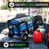 DuroMax XP13000HX Dual Fuel Generator 13000 Starting Watts 10500 Running Watts Electric Start Gas Propane Portable Generator