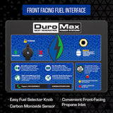 DuroMax XP13000HX Dual Fuel Generator 13000 Starting Watts 10500 Running Watts Electric Start Gas Propane Portable Generator