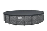 Bestway APX 365 22’x52″ Round Above Ground Swimming Pool Set with Pump and Ladder