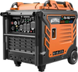 GENMAX GM17000iETC Tri Fuel Inverter Generator 17000 Starting Watts 13500 Running Watts Electric Start Gas Propane Natural Gas