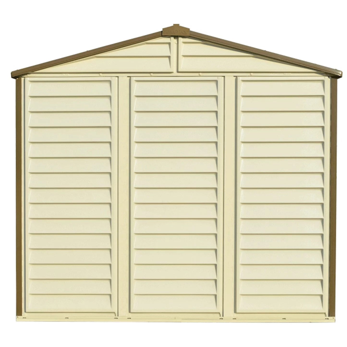 DuraMax 8ft x 6ft Storeall Vinyl Shed with Foundation Kit and window