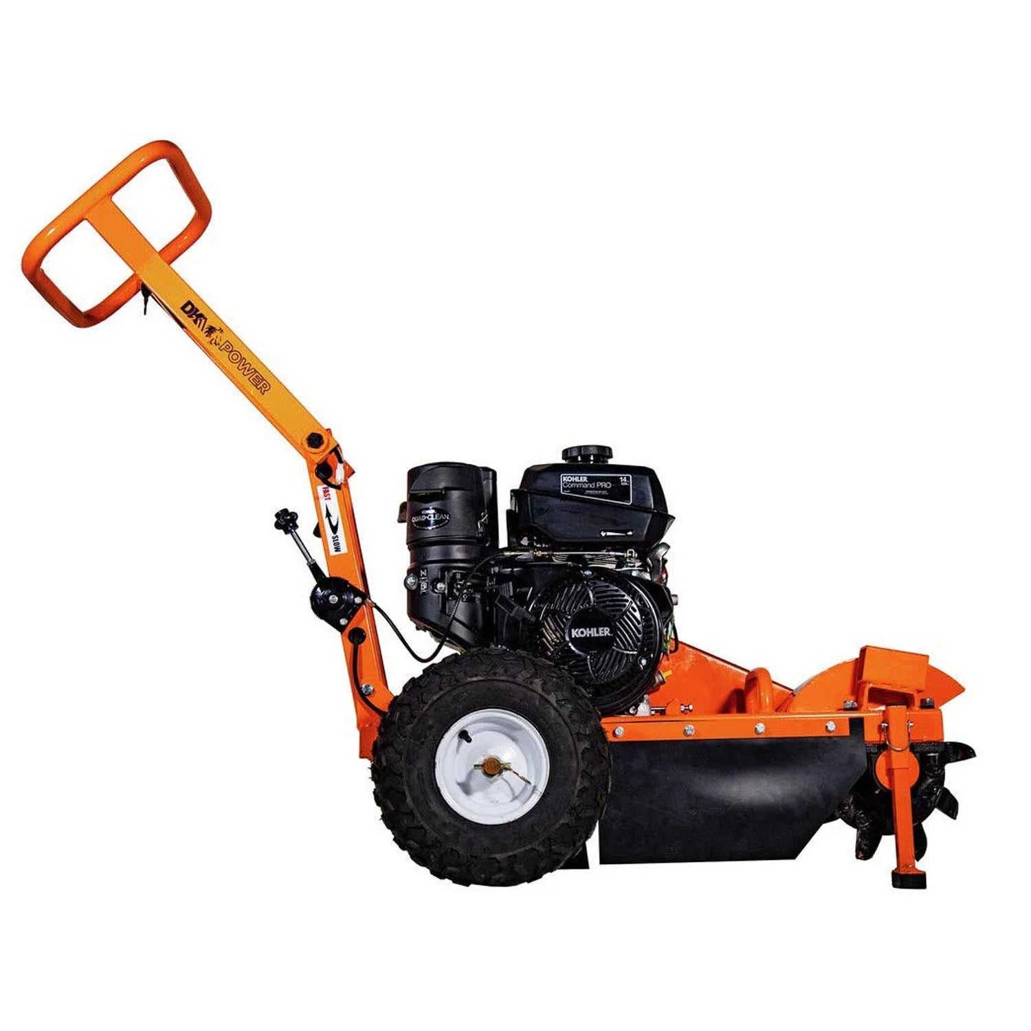 Dk2 Power Gas Powered &amp; Commercial Frame Stump Grinder w/ 14HP Kohler Motor