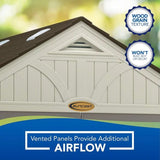 Suncast BMS8100 8′ x 10′ Tremont Storage Shed