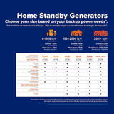 Generac Guardian 22kW Home Standby Generator Dual Fuel WiFi 200 Amp Automatic Transfer Switch Included