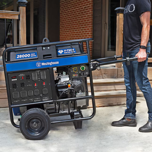 Westinghouse WGen20000c Portable Generator 28000 Starting 20000 Running Watt Gasoline Remote Electric Start