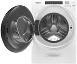 Whirlpool – 4.5 Cu. Ft. High Efficiency Stackable Front Load Washer with Steam and Load &amp; Go XL Dispenser – White