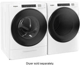 Whirlpool – 4.5 Cu. Ft. High Efficiency Stackable Front Load Washer with Steam and Load &amp; Go XL Dispenser – White