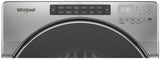 Whirlpool – 4.5 Cu. Ft. High Efficiency Stackable Front Load Washer with Steam and Load & Go XL Dispenser – Chrome shadow