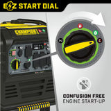 Champion Power Equipment CO Shield Electric Start Quiet Technology Dual Fuel Inverter Generator 8500 Starting Watts 7000 Running Watts Gas Propane Portable Generator