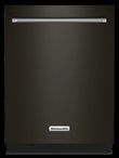 KitchenAid – Top Control Built-In Dishwasher with Stainless Steel Tub, FreeFlex Third Rack, 44dBA – Black stainless steel