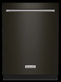 KitchenAid – Top Control Built-In Dishwasher with Stainless Steel Tub, FreeFlex Third Rack, 44dBA – Black stainless steel