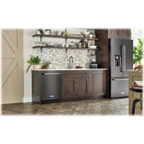 KitchenAid – Top Control Built-In Dishwasher with Stainless Steel Tub, FreeFlex Third Rack, 44dBA – Black stainless steel