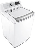 LG – 5.5 Cu. Ft. Smart Top Load Washer with TurboWash3D – White