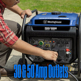 Westinghouse ecoGen10000 Portable Inverter Generator 10000 Starting Watts 7600 Running Watts Remote Electric Start