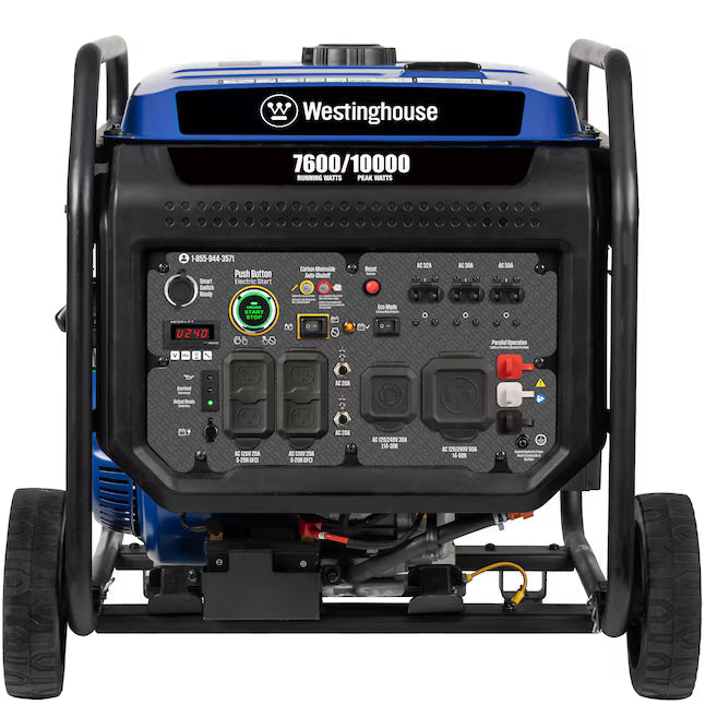 Westinghouse ecoGen10000 Portable Inverter Generator 10000 Starting Watts 7600 Running Watts Remote Electric Start