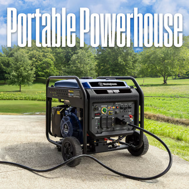 Westinghouse ecoGen10000 Portable Inverter Generator 10000 Starting Watts 7600 Running Watts Remote Electric Start