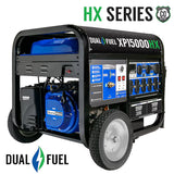 DuroMax XP15000HX Dual Fuel Generator 15000 Starting Watts 12000 Running Watts Electric Start Gas Propane Portable Generator