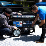 DuroMax XP15000HX Dual Fuel Generator 15000 Starting Watts 12000 Running Watts Electric Start Gas Propane Portable Generator
