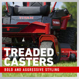 Toro Titan 48 in Zero Turn Riding Lawn Mower 23 HP Kawasaki V-Twin Engine 48 in Fabricated Steel Deck Gas Powered