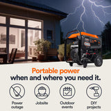 Generac GP18000EFI Portable Generator 22500 Starting 18000 Running Watt EFI Electric Start COsense