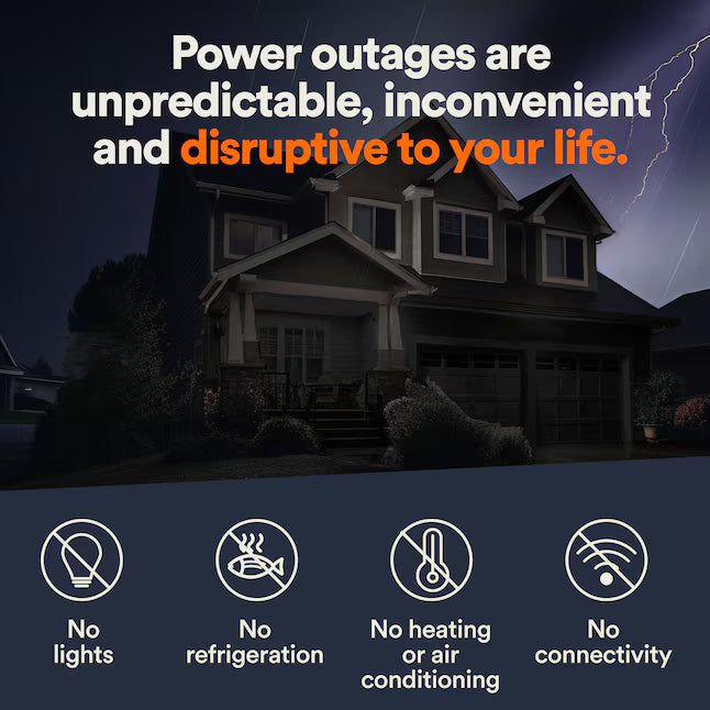 Generac Guardian 22kW Home Standby Generator Dual Fuel WiFi 200 Amp Automatic Transfer Switch Included
