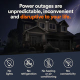 Generac Guardian 22kW Home Standby Generator Dual Fuel WiFi 200 Amp Automatic Transfer Switch Included