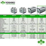 YOSHINO B4000 SST 4000W 2611Wh Solar Generator Kit with 3 x 200W Solar Panels
