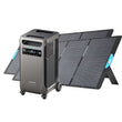 Anker SOLIX F3800 Portable Power Station 6000W 3840Wh with 2x 400W Solar Panels 120V/240V LiFePO4 Battery Backup