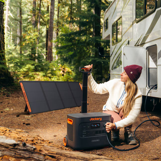 Jackery Explorer 3000 Pro Solar Generator 3024Wh 3000 Watts Portable Power Station 200W Solar Panel Included