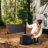 Jackery Explorer 3000 Pro Solar Generator 3024Wh 3000 Watts Portable Power Station 200W Solar Panel Included