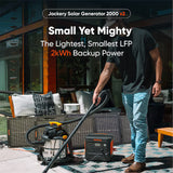 Jackery Explorer 2000 v2 2042Wh 2200 Watts Portable Power Station with 2 Solar Panels Included