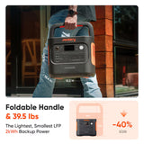 Jackery Explorer 2000 v2 2042Wh 2200 Watts Portable Power Station with 2 Solar Panels Included