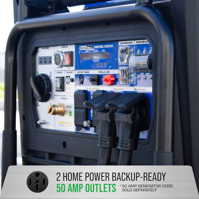 DuroMax XP16000iHT Tri Fuel Inverter Generator 16000 Starting Watts 13000 Running Watts Remote Start Gas Propane Natural Gas Portable Generator