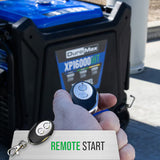 DuroMax XP16000iHT Tri Fuel Inverter Generator 16000 Starting Watts 13000 Running Watts Remote Start Gas Propane Natural Gas Portable Generator