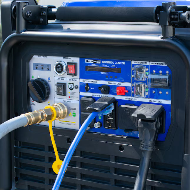 DuroMax XP16000iHT Tri Fuel Inverter Generator 16000 Starting Watts 13000 Running Watts Remote Start Gas Propane Natural Gas Portable Generator