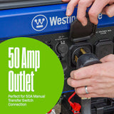 Westinghouse WGen11500DFc Dual Fuel Portable Generator 14500W Remote Start Gas Propane CO Sensor