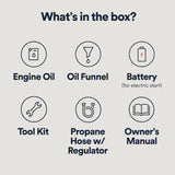 Generac iQ 5200W Dual Fuel Portable Inverter Generator Electric Start Gas Propane COsense 3900 Running Watts