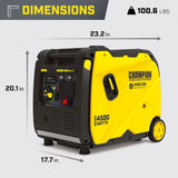Champion 4500W Wireless Remote Start RV Ready Inverter Generator 4500 Starting / 3500 Running Watt Gasoline Portable Generator