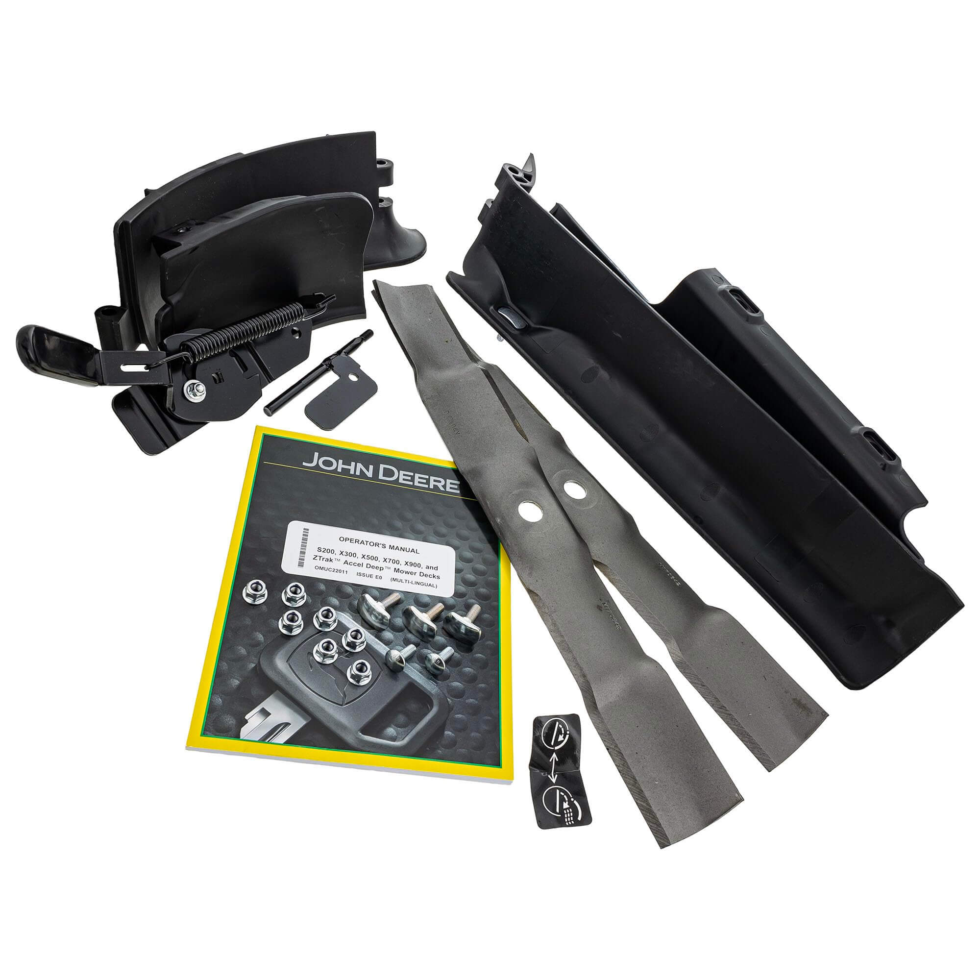 John Deere Z320R 42″ Zero Turn Lawn Mower Bundle – 21.5 HP V-Twin Engine with Mulching Kit & Boarding Step