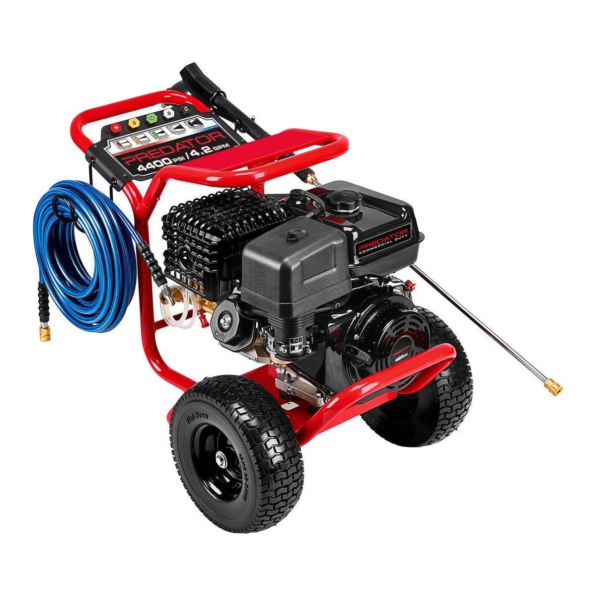 PREDATOR 4400 PSI 4.2 GPM Gas Pressure Washer 420cc 13 HP Commercial Duty