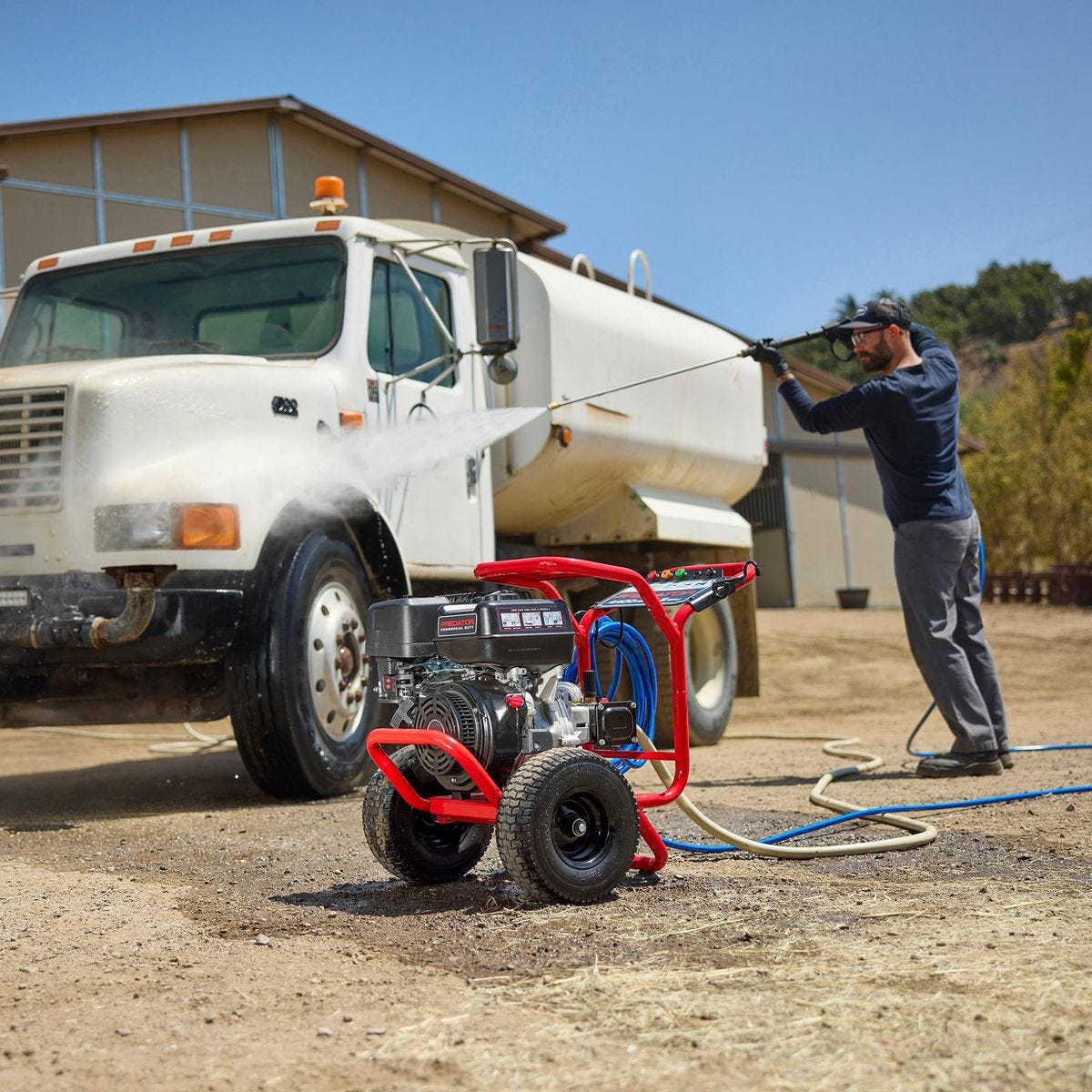 PREDATOR 4400 PSI 4.2 GPM Gas Pressure Washer 420cc 13 HP Commercial Duty