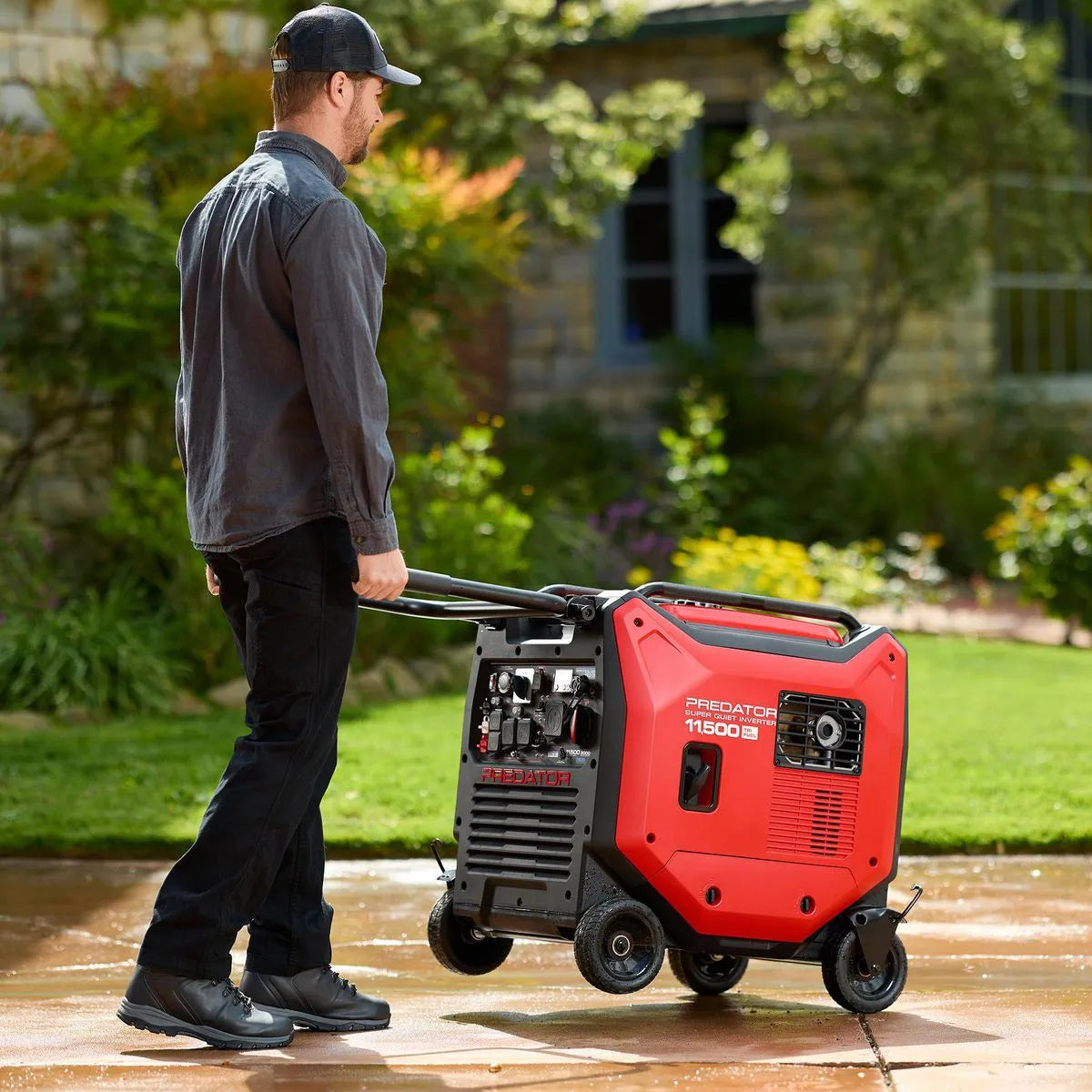 PREDATOR 11500W Tri Fuel Super Quiet Inverter Generator Remote Start