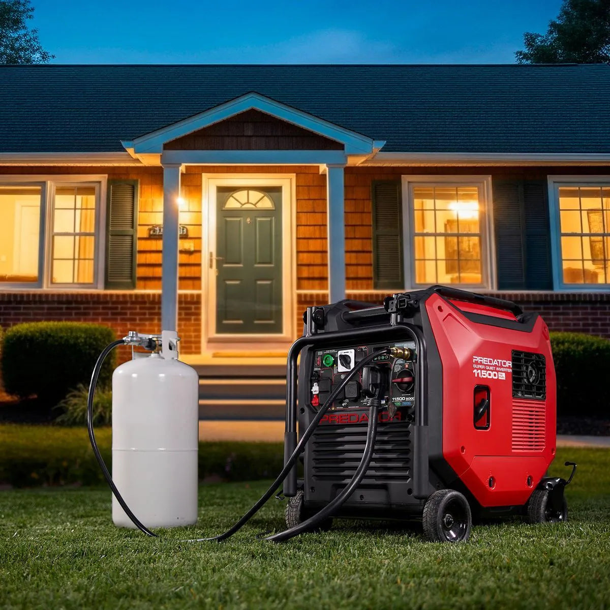 PREDATOR 11500W Tri Fuel Super Quiet Inverter Generator Remote Start